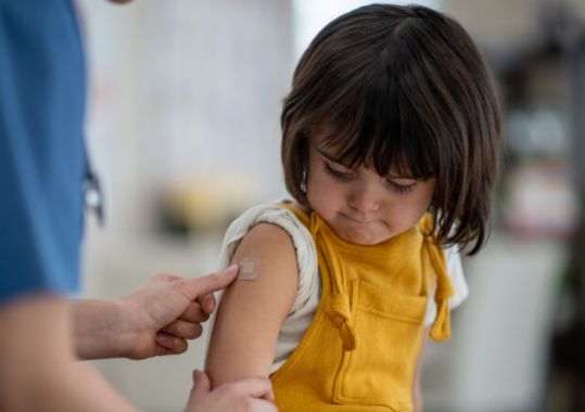 Childhood pneumococcal vaccine schedule change