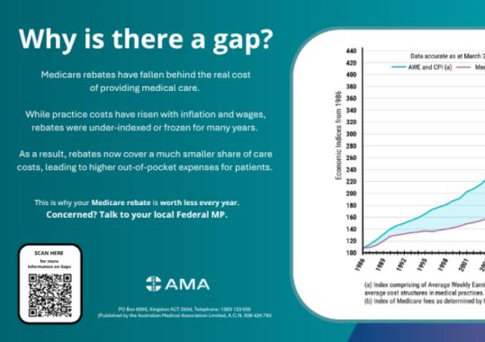 AMA Releases New Poster Highlighting Medicare Gap Widening