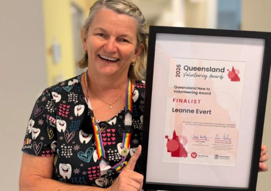 Gold Coast Dental Therapist Recognised for Outstanding Volunteer Work