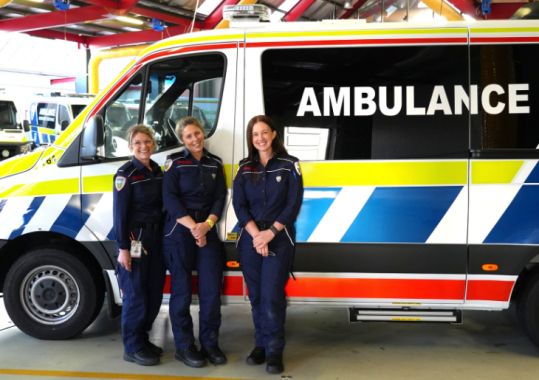 Three Tasmanian Women Begin a New Chapter in Paramedicine