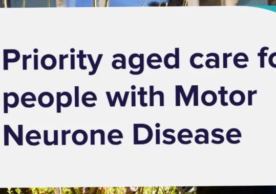 Priority Aged Care Support Expanded for Older Australians with MND