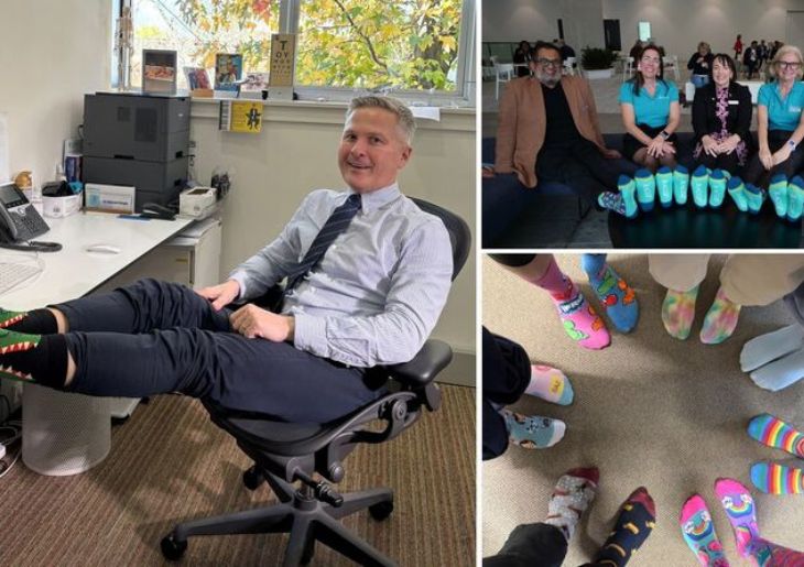 Crazy Socks Day Highlights Importance of Doctors’ Mental Health